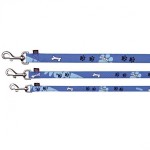 TRIXIE Leine Modern Art WOOF L-XL 1,00 m/25 mm blau Motiv...