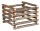TRIXIE Zubehör Natural Living STANDHEURAUFE Naturholz 15×11×15cm für Kleintiere