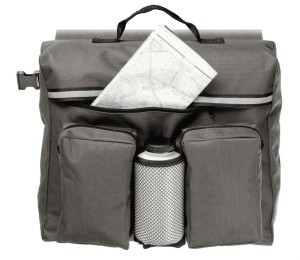 KARLIE Satteltaschen AUTHENTIC DOG SPORT inklusive Wasserflasche für Hunde