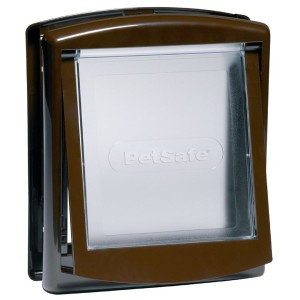 KARLIE Haustiertür STAYWELL 730 braun 236 x 198mm für Katzen und kleine Hunde