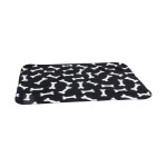 KARLIE FLAMINGO Decke FLEECEDECKE schwarz mit...