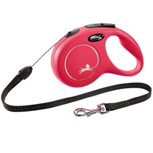 FLEXI Roll-Leine New CLASSIC Seil Größe S 8m rot