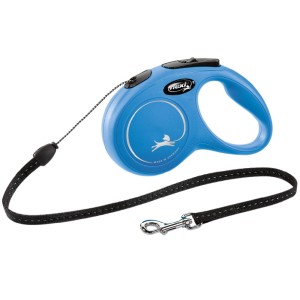 FLEXI Roll-Leine New CLASSIC Seil Größe S 8m blau