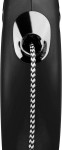 FLEXI Roll-Leine New CLASSIC Seil Größe S 8m schwarz