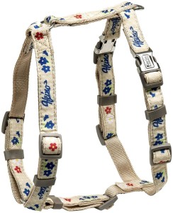 KARLIE Geschirr ENZIAN BY HEINO Nylon 25mm x 65-100cm beige für Hunde