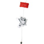 KARLIE Spielangel SIMONS CAT mit Vogelmotiv 47 x 6 x 2cm...