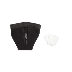 FLAMINGO Hygieneartikel SCHUTZHOSE Nr.1 schwarz 24-31cm für Hunde