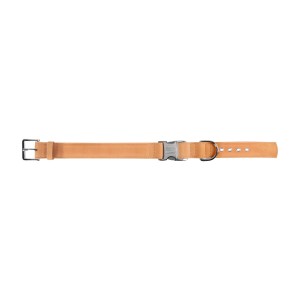 KARLIE Halsband BUFFALO ULTRA 2.0 60cm 40mm hellbraun bisquit unterlegt für Hunde