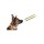 KARLIE Halsband BUFFALO ULTRA 2.0 60cm 40mm hellbraun bisquit unterlegt für Hunde