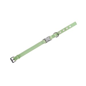 KARLIE Halsband BUFFALO ULTRA 2.0 40cm 20mm hellgrün bisquit unterlegt für Hunde