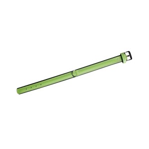 KARLIE FLAMINGO Halsband 5 COLLAR 45cm 24mm Kiwi Schwarz unterlegt für Hunde