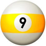 FLAMINGO Spielzeug MOOSGUMMIBALL Poolbillard-Ball 6,5cm...