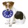 KARLIE Frisbee BOOMER VOLLGUMMI Vanille-Aroma mit Squeeker für Hunde