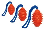 KARLIE Football VOLLGUMMI AQUA Football Orange mit...