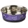 NOBBY Edelstahlnapf HEAVY WOOF rutschfest Lila 13,5 cm 0,45 ltr. für Hunde