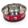 NOBBY Edelstahlnapf HEAVY WOOF Rot rutschfest 16,5 cm 0,95 ltr. für Hunde