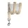 KOCH Leine NYLONLEINE mit Kennfäden gepolstert 25mm 200cm Farbe Beige für Hunde