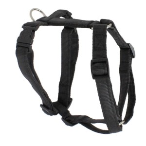 KOCH Geschirr NYLON-GESCHIRR UNI 20mm 50-72cm gepolstert Farbe Schwarz für Hunde