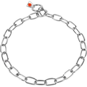 SPRENGER Erziehung HALSKETTE mittellang 3 mm 39cm Inox rostfrei für Hunde