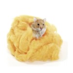 KARLIE Nagerzubehör SNUGGLE BED Hamsterwatte GELB...