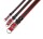 KARLIE Halsband ART SPORTIV PLUS 20mm 35cm Schwarz/Rot doubliert