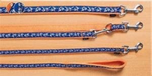 TRIXIE Leine Modern Art PAWS XS-S 1,20 m/15 mm orange Nylon für Hunde