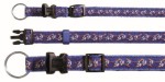 TRIXIE Halsband Modern Art PAWS S-M 35-55 cm/20 mm blau...