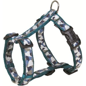 TRIXIE H-Geschirr Modern Art Camouflage XS-S 30cm - 40cm / 15mm grün für Hunde