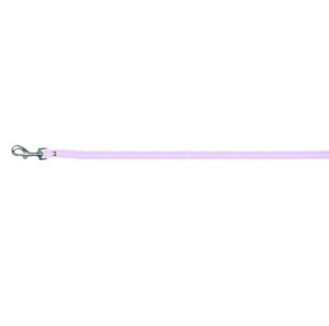 TRIXIE Leine Fashion XS-S, 1,10m/11mm rosa-weiß Kunstleder für Hunde