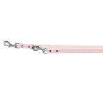 TRIXIE Leine Fashion V-LEINE M 2,00m/13mm rosa-weiß...