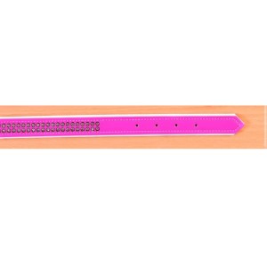 TRIXIE Halsband Fashion S Strass 2-rhg. 31-37cm / 18mm pink für Hunde
