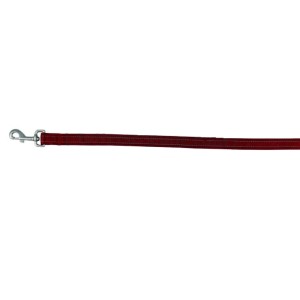 TRIXIE Führleine Softline Reflect Stripe Leine S 1,00m/15mm bordeaux für Hunde