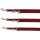TRIXIE Führleine Softline Reflect Stripe V-Leine L-XL 2,00m/25mm bordeaux Hunde