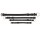 TRIXIE Halsband Softline Reflect Stripe M-L 35-55 cm/20 mm schwarz für Hunde