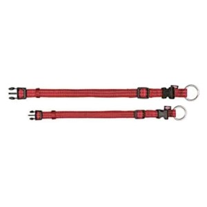 TRIXIE Halsband Softline Reflect Stripe M-L 35-55 cm/20 mm bordeaux für Hunde