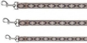 TRIXIE Hundeleine Modern Art CHEROKEE L-XL 1,00 m/25 mm braun/beige