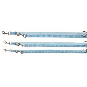 TRIXIE Leine Modern V-LEINE SPORTDOG L-XL 2,00 m/25 mm hellblau/blau für Hunde