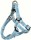 TRIXIE Geschirr Modern Art SPORTDOG XL 80-100 cm/25 mm hellblau/blau für Hunde
