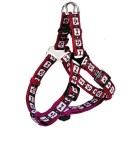 TRIXIE Geschirr Modern Art Bordeaux XL 80-100cm/25mm...