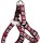 TRIXIE Geschirr Modern Art Bordeaux XL 80-100cm/25mm für Hunde