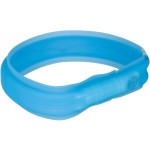 TRIXIE Halsband FLASH LEUCHTBAND USB L-XL 70cm/30mm blau...