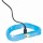 TRIXIE Halsband FLASH LEUCHTBAND USB L-XL 70cm/30mm blau extra breit für Hunde