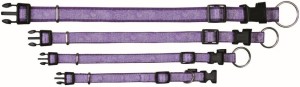 TRIXIE Hundehalsband Impression Flower Power Nylon XS-S 22-35cm 15mm lila