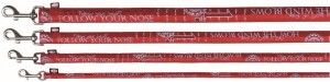 TRIXIE Leine Modern Art Follow your Nose L-XL 1,00 m/25 mm rot für Hunde