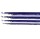 TRIXIE V-Leine Modern Art Follow your Nose XS-S 2,00 m/15 mm blau/lila für Hunde