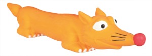 TRIXIE Spielzeug LONGIE farblich sortiert Latex 24cm mit Stimme für Hunde