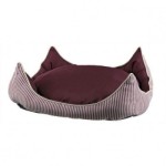 TRIXIE Liegebett BETT WILSON 51 x 51 cm bordeaux/creme...