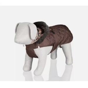 TRIXIE Hundemantel Verona Größe L 60cm Bauchumfang 42-82cm braun