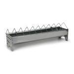 BEEZTEES Futternapf METALLNAPF 50 x 13 x 15 cm für...