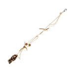 KARLIE Naturspielzeug SISAL FLEETY 3 mit Catnip 119cm...